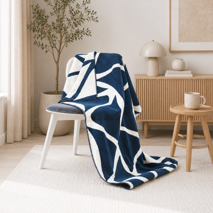 Kokvilnas pleds Fashion Collection Zuri, 150x200 cm||TavsSapnis