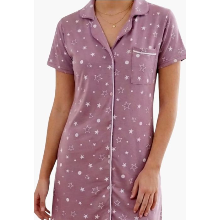 Kokvilnas naktskrekli ar pogām Stars, 2XL izmērs||TavsSapnis