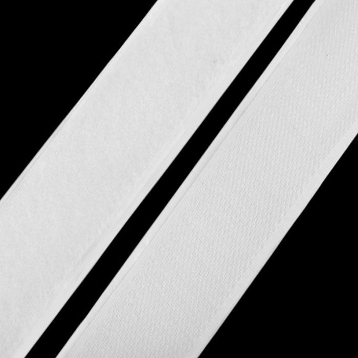 Līmējama velcro lente balts, 20mm, gab. 0.65m||TavsSapnis