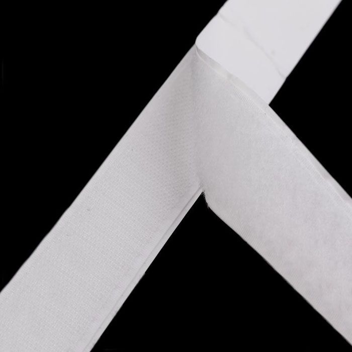 Līmējama velcro lente balts, 20mm, gab. 0.65m||TavsSapnis