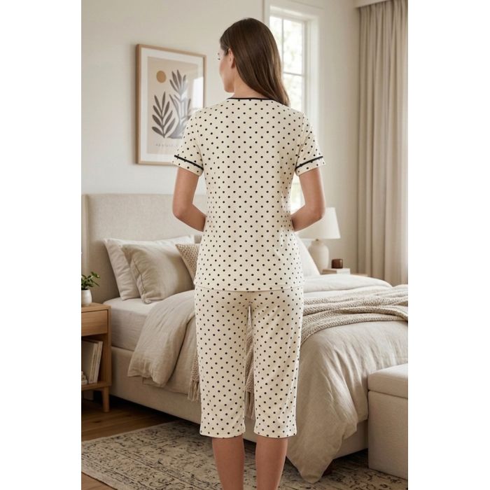 Kokvilnas pidžama Dots, XL izmērs||TavsSapnis