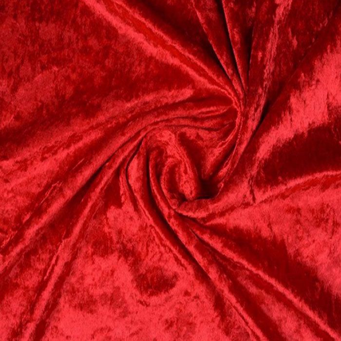 Plāns samts, ar burzījuma efektu, Red, 0.820x1.50m||TavsSapnis