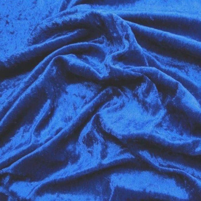 Plāns samts, ar burzījuma efektu, Blue, 0.70x1.50m||TavsSapnis