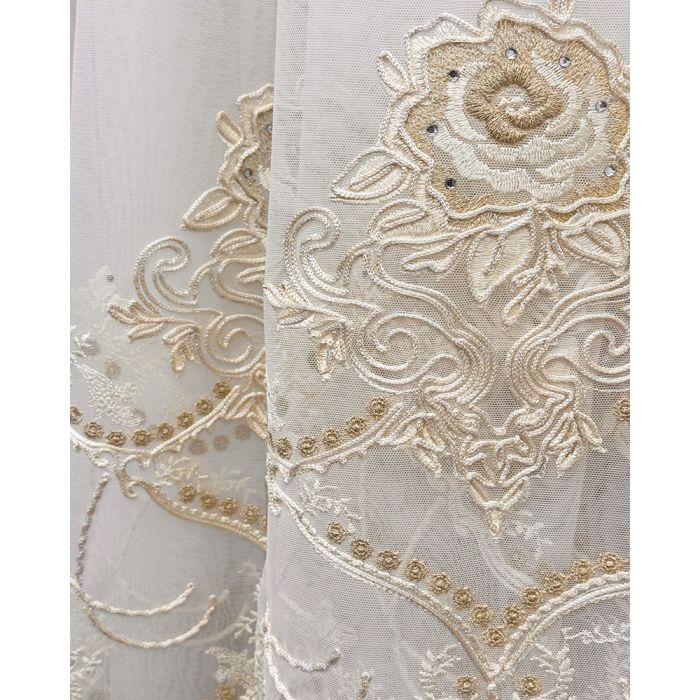 Luksusa dienas aizkaru audums Luxury Rose, augstums 300 cm||TavsSapnis