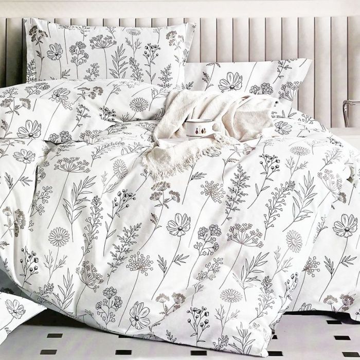 Gultas veļas komplekts White Meadow, 200x220, 70x80 cm||TavsSapnis