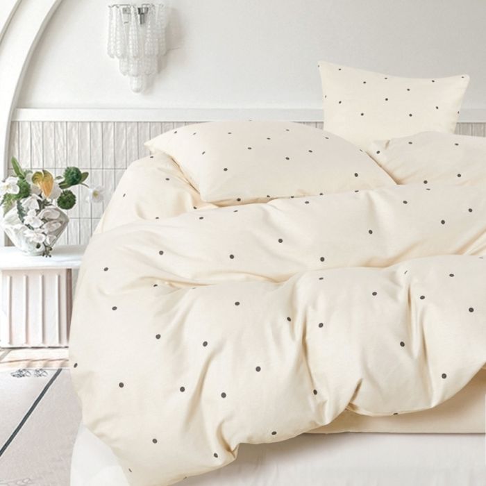 Gultas veļas komplekts Mini Dots, 160x200, 70x80 cm||TavsSapnis