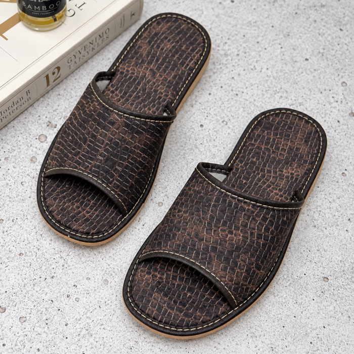 Vīriešu čības Brown Croco, 46 izmērs ||TavsSapnis