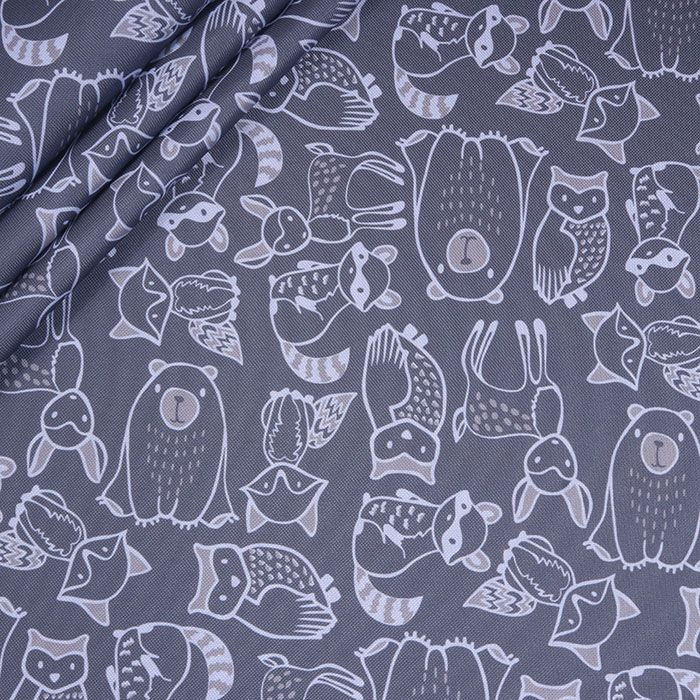 Ūdensnecaurlaidīgs audums Animals, 1x1.60m||TavsSapnis