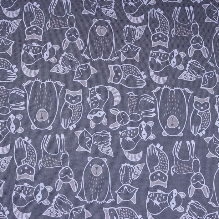 Ūdensnecaurlaidīgs audums Animals, 1x1.60m||TavsSapnis