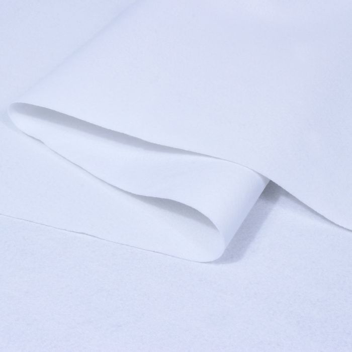 Filcs mērāms 100 cm plats, balts (bojāts), 1x1m||TavsSapnis