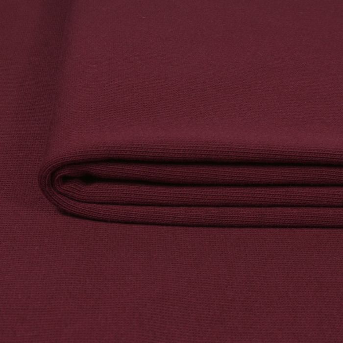 Trīskāršā frotē trikotāža bordo, 1x1.80m||TavsSapnis