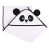 Dvielis ar kapuci Panda, 80x80 cm||TavsSapnis