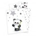 Premium gultas veļa Panda, 100x135, 40x60 cm||TavsSapnis