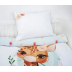 Organiskās kokvilnas flaneļa gultas veļa Žirafe||TavsSapnis
