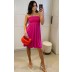 Grezns, smalks audums Fine fuksia||TavsSapnis