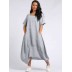 Mīksts mazgāts lins Light Grey, 0.40x0.80m||TavsSapnis