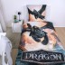 Gultasveļas komplekts Dragons, 135x200, 80x80 cm||TavsSapnis