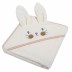 Dvielis ar kapuci Vanilla Bunny, 100x100 cm||TavsSapnis