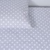 Kokvilnas gultas veļas komplekts zīdainim Grey Bubbles, 110x140, 40x60 cm||TavsSapnis