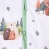 Silts guļammaiss ar divpusēju rāvējslēdzēju Lācīši, 120 cm, bez piedurknēm, kokvilnas||TavsSapnis