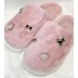 Sieviešu čības ar kažokādu Pink Fluffy, 36 izmērs||TavsSapnis
