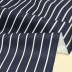 Izturīgs kokvilnas audums, Navy Stripes||TavsSapnis
