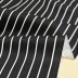 Izturīgs kokvilnas audums, Black Stripes, 0.20x0.40m||TavsSapnis