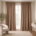 Izmērīts velūra aizkars Light Brown, augstums 285 cm||TavsSapnis