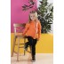 Cilpiņu trikotāža oranžā, 1x1.95m||TavsSapnis