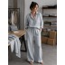 Mīksts mazgāts lins Grey Blue||TavsSapnis
