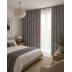 Nakts aizkaru audums Sakura Blackout Grey, augstums 300 cm||TavsSapnis