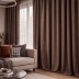 Nakts aizkaru komplekts Linen Dimout, platums 410 cm||TavsSapnis