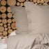 Kokvilnas gultasveļa PURE ECO LINE Taupe, 200x220, 70x80 cm||TavsSapnis