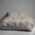 Kokvilnas gultasveļa PURE ECO LINE Taupe, 200x220, 70x80 cm||TavsSapnis