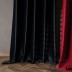 Velūra nakts aizkaru komplekts Matte Black, platums 420 cm||TavsSapnis