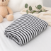 Audekla palags ar gumiju Black Stripes, 90x200 cm||TavsSapnis