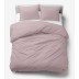 Kokvilnas gultasveļa PURE ECO LINE Powder Pink, 200x220, 70x80 cm||TavsSapnis