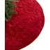 Plāns samts, ar burzījuma efektu, Red, 0.820x1.50m||TavsSapnis