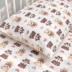 Kokvilnas gultas veļas komplekts zīdainim Teddy, 100x135, 40x60 cm||TavsSapnis