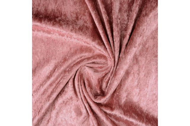 Plāns samts ar burzījuma efektu Old Pink|Satininės paklodės|TavsSapnis