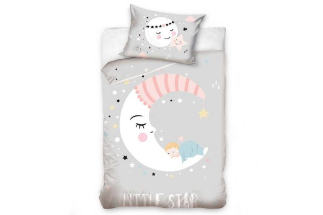 Premium gultas veļa Sleepy moon|Satīna palagi|TavsSapnis