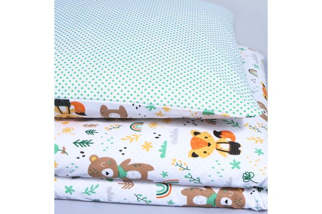Divpusējs gultas veļas komplekts Jautrais mežs||TavsSapnis