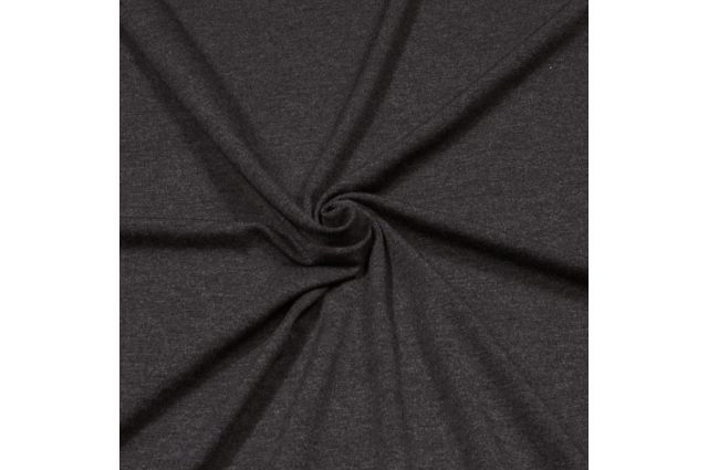 Kokvilnas trikotāža (džersijs) tumsā pelēks melanžs, 1.45x1.70m||TavsSapnis