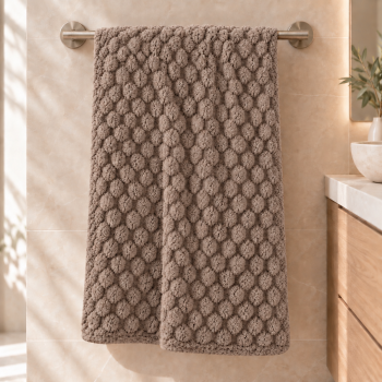 Dvielis Brown Bubble, 70x140 cm|Mājas tekstils|TavsSapnis
