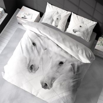 Gultas veļas komplekts Zirgs, 160x200, 70x80 cm|Bērnu gultas veļa|TavsSapnis