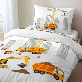 Gultasveļas komplekts Working! 140x200, 70x90 cm|Bērnu gultas veļa|TavsSapnis