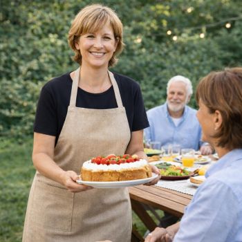 Ūdensnecaurlaidīgs priekšauts SAandMelange Leaf, S/M|Mājas preces|TavsSapnis