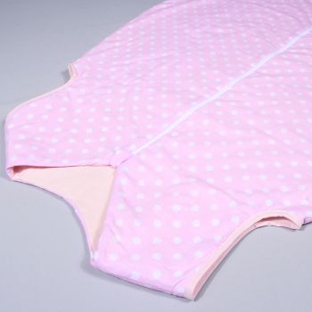 Guļammaiss ar divpusēju rāvējslēdzēju Pink Bubbles, 140 cm|Vidējs karstums|TavsSapnis