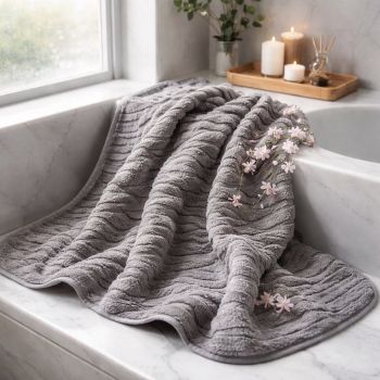 Dvielis Grey Lines, 50x100 cm|Mājas preces|TavsSapnis