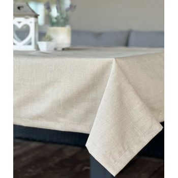 Āra galdauts ar UV aizsardzību Linen Beige, 150x180 cm|Mājas preces|TavsSapnis